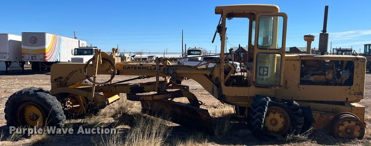 image for item DP0028 1972 Caterpillar 120  rigid frame motor grader