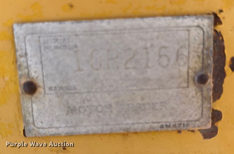 image for item DP0028 1972 Caterpillar 120  rigid frame motor grader