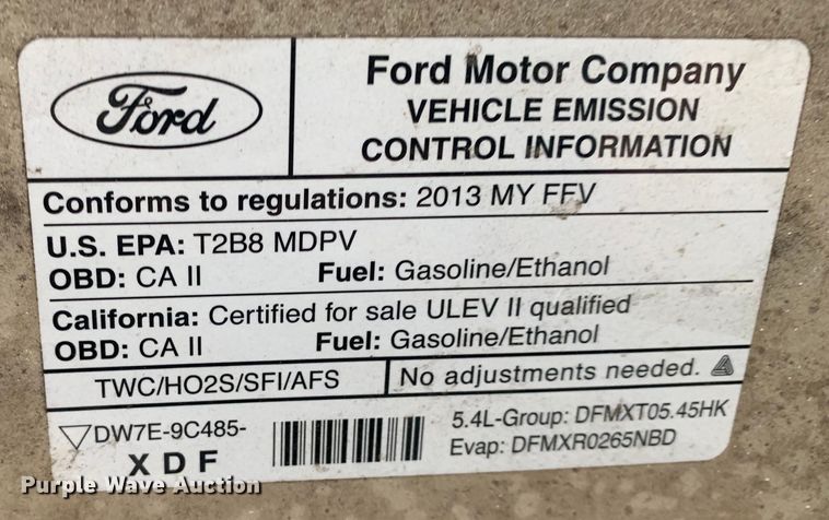 image for item DP8619 2013 Ford E350 Super Duty XL  van