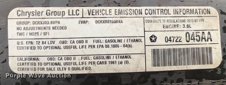 image for item DP8620 2013 Dodge Grand Caravan  van