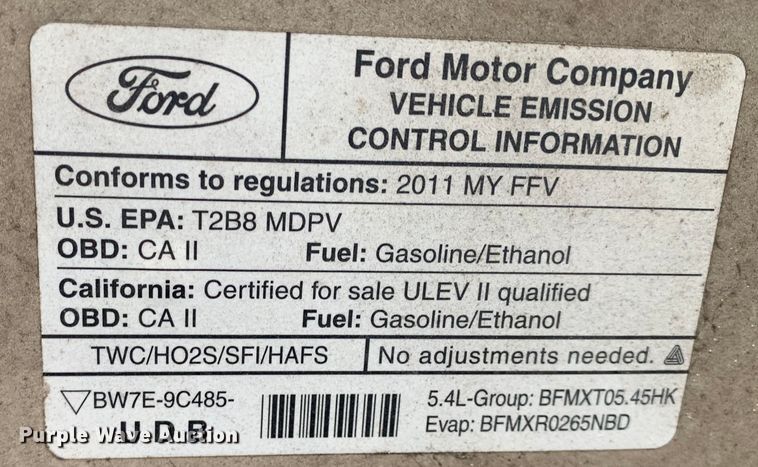 image for item DP8621 2011 Ford E350 Super Duty  van