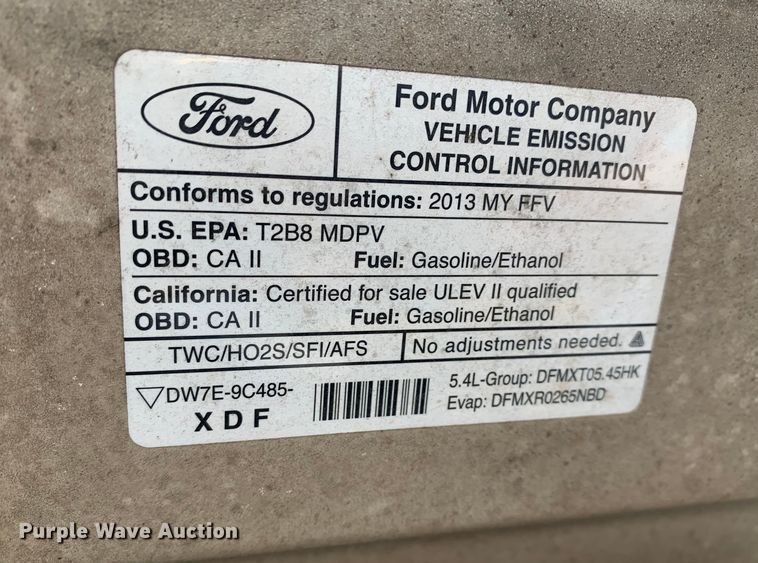 image for item DP8622 2013 Ford E350 Super Duty XL  van