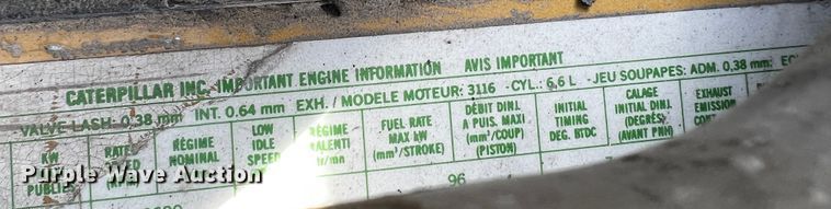 image for item DQ1976 1997 GMC C7500  dump truck