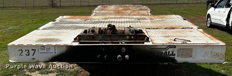 image for item DQ1979 1974 Muv-All 45 34A  drop deck equipment trailer