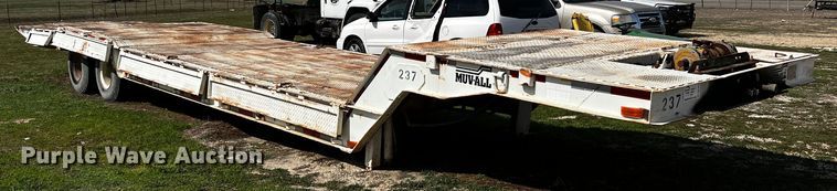 image for item DQ1979 1974 Muv-All 45 34A  drop deck equipment trailer