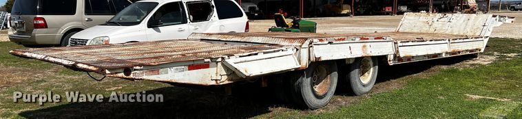 image for item DQ1979 1974 Muv-All 45 34A  drop deck equipment trailer