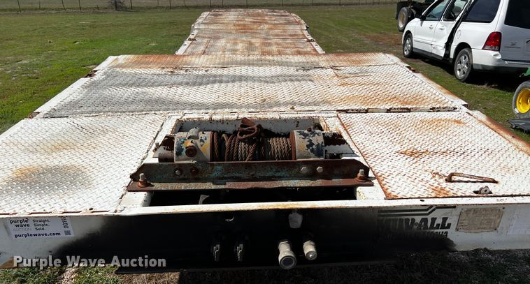 image for item DQ1979 1974 Muv-All 45 34A  drop deck equipment trailer