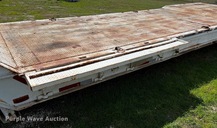image for item DQ1979 1974 Muv-All 45 34A  drop deck equipment trailer
