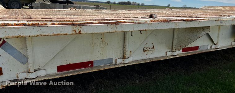image for item DQ1979 1974 Muv-All 45 34A  drop deck equipment trailer