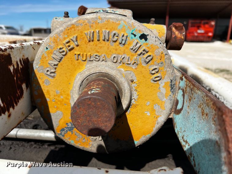 image for item DQ1979 1974 Muv-All 45 34A  drop deck equipment trailer