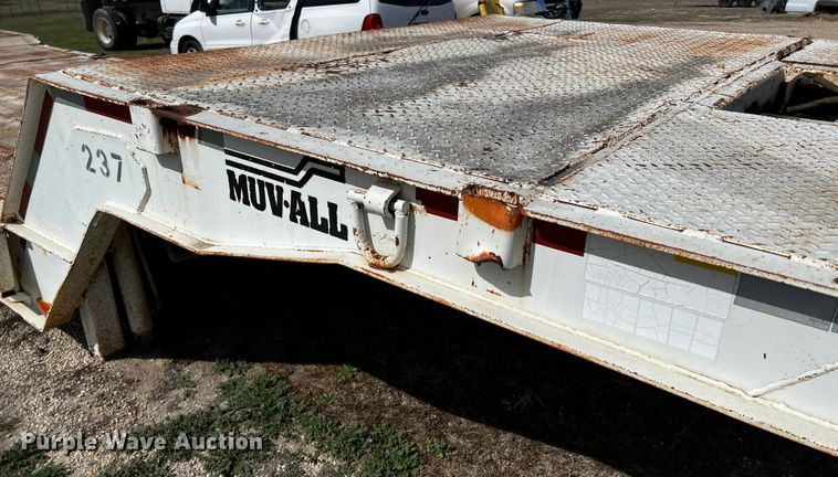 image for item DQ1979 1974 Muv-All 45 34A  drop deck equipment trailer