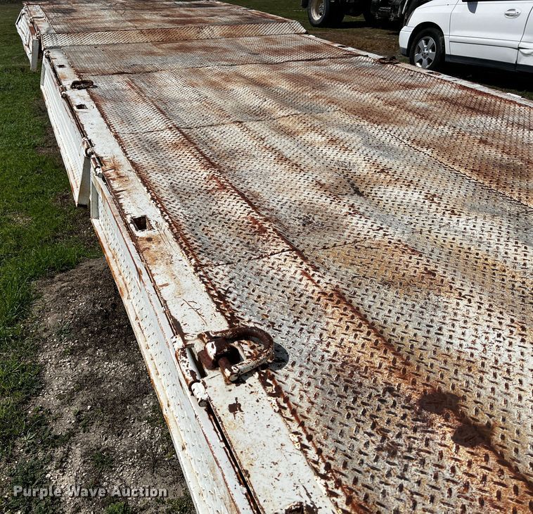 image for item DQ1979 1974 Muv-All 45 34A  drop deck equipment trailer