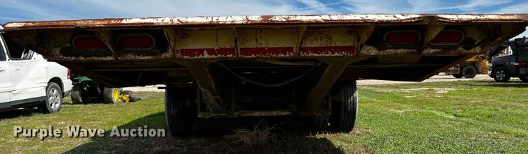 image for item DQ1979 1974 Muv-All 45 34A  drop deck equipment trailer