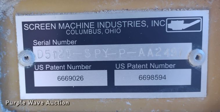 image for item DR8208 The Screen Machine Spyder 512T  screening plant