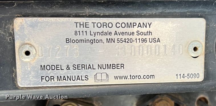 image for item DS2758 Toro Workman  utility vehicle