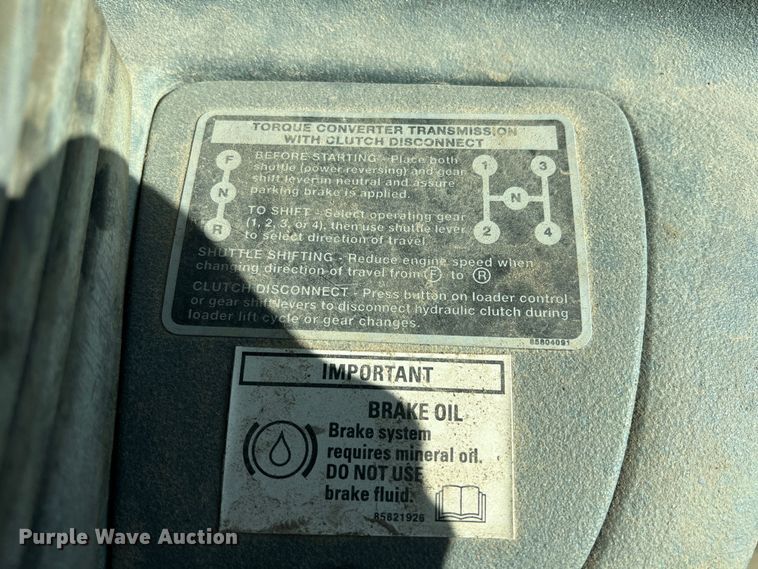 image for item DS2760 2008 New Holland B95LR  backhoe