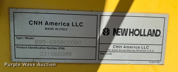 image for item DS2760 2008 New Holland B95LR  backhoe