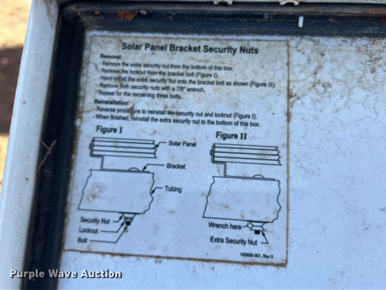 image for item DS2761 2009 Wanco  message board trailer