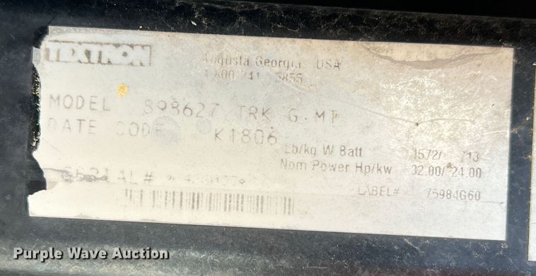 image for item DS2762 Textron  utility vehicle