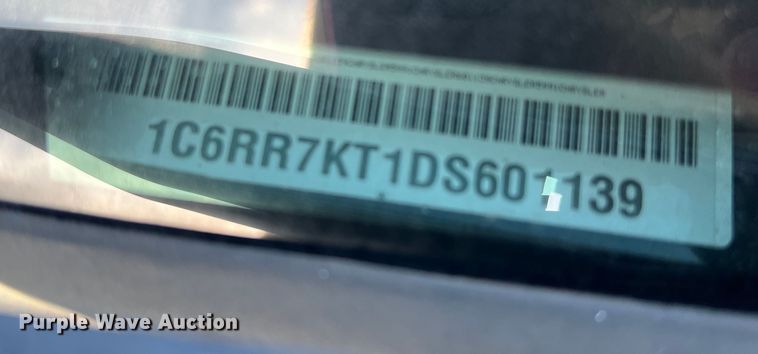 image for item DS2775 2013 Dodge Ram 1500  Crew Cab pickup truck