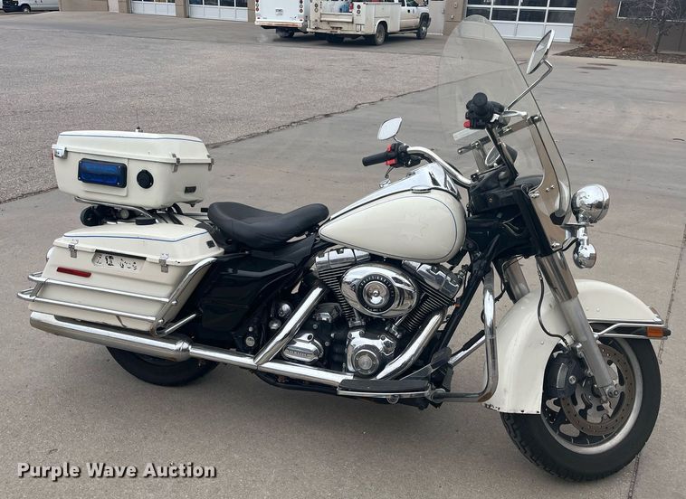 image for item GA9653 2008 Harley Davidson Road King Police  motorcycle