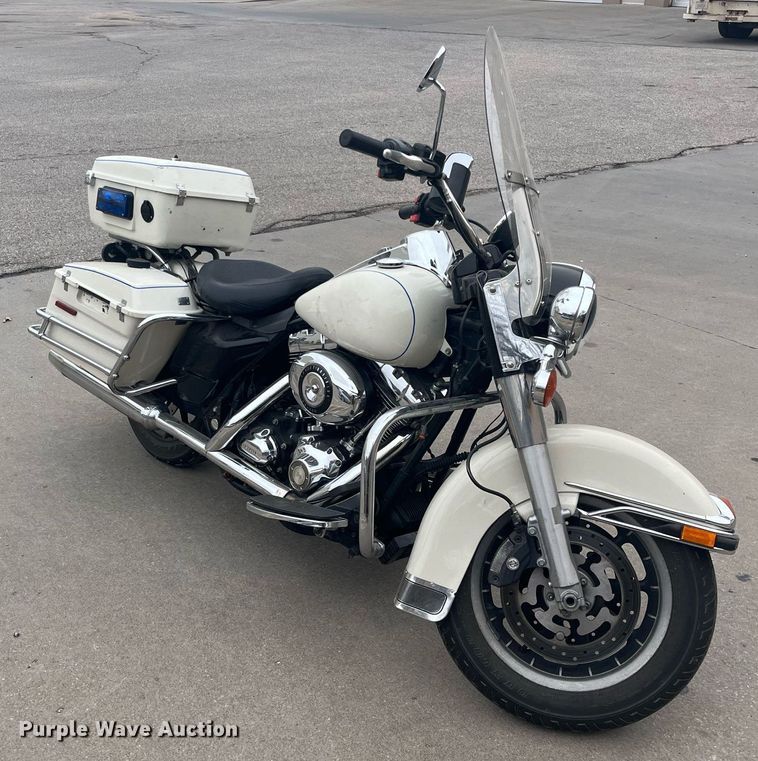 image for item GA9654 2008 Harley Davidson Road King Police  motorcycle