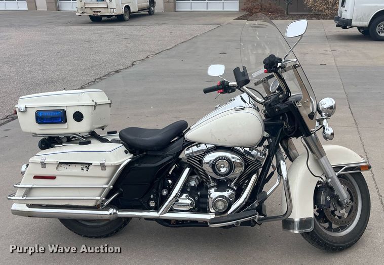 image for item GA9654 2008 Harley Davidson Road King Police  motorcycle