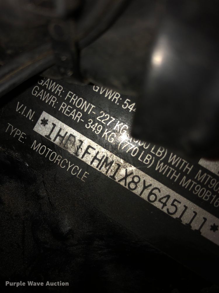 image for item GA9654 2008 Harley Davidson Road King Police  motorcycle