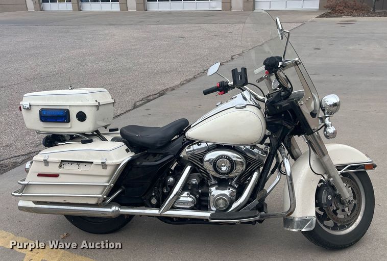 image for item GA9655 2008 Harley Davidson Road King Police  motorcycle