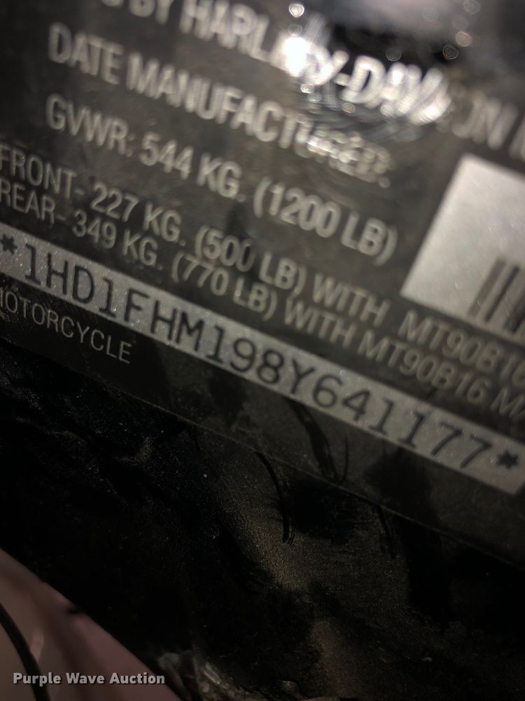 image for item GA9655 2008 Harley Davidson Road King Police  motorcycle