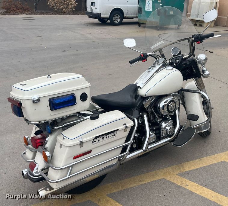 image for item GA9656 2008 Harley Davidson Road King Police  motorcycle