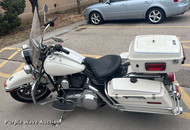 image for item GA9656 2008 Harley Davidson Road King Police  motorcycle