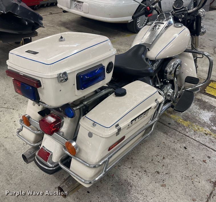 image for item GA9656 2008 Harley Davidson Road King Police  motorcycle