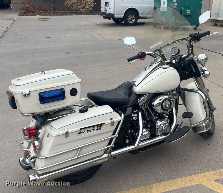 image for item GA9658 2008 Harley Davidson Road King Police  motorcycle