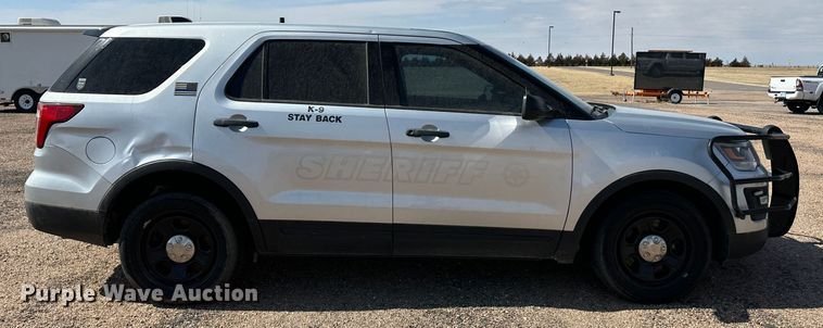 image for item GP9609 2017 Ford Explorer Police Interceptor  SUV