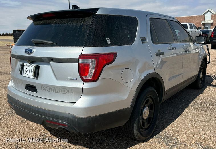 image for item GP9609 2017 Ford Explorer Police Interceptor  SUV
