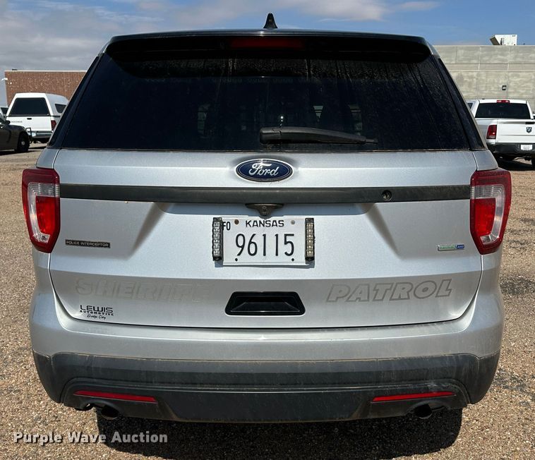 image for item GP9609 2017 Ford Explorer Police Interceptor  SUV