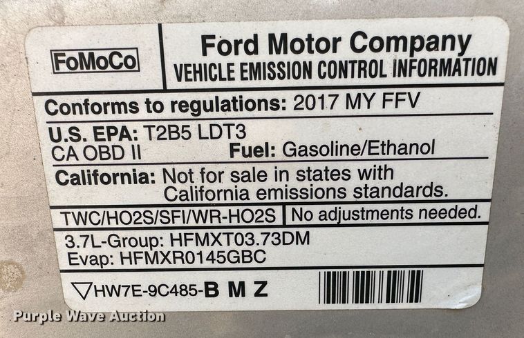 image for item GP9609 2017 Ford Explorer Police Interceptor  SUV