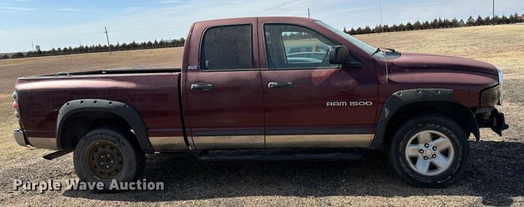 image for item GP9613 2002 Dodge Ram 1500  Quad Cab pickup truck