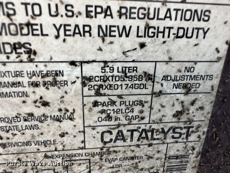 image for item GP9613 2002 Dodge Ram 1500  Quad Cab pickup truck