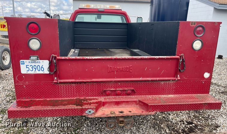 image for item HP9471 1990 Dodge Ram W350  utility bed pickup truck