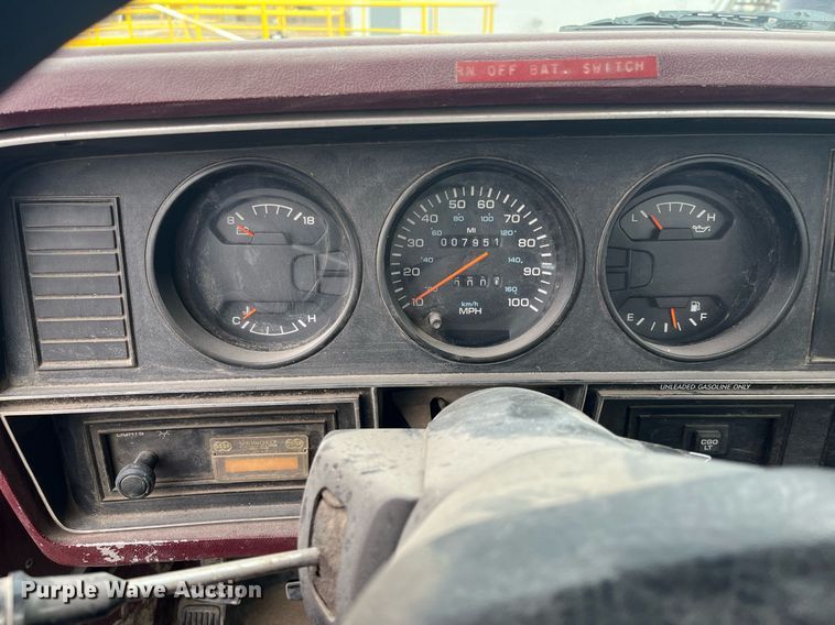 image for item HP9471 1990 Dodge Ram W350  utility bed pickup truck