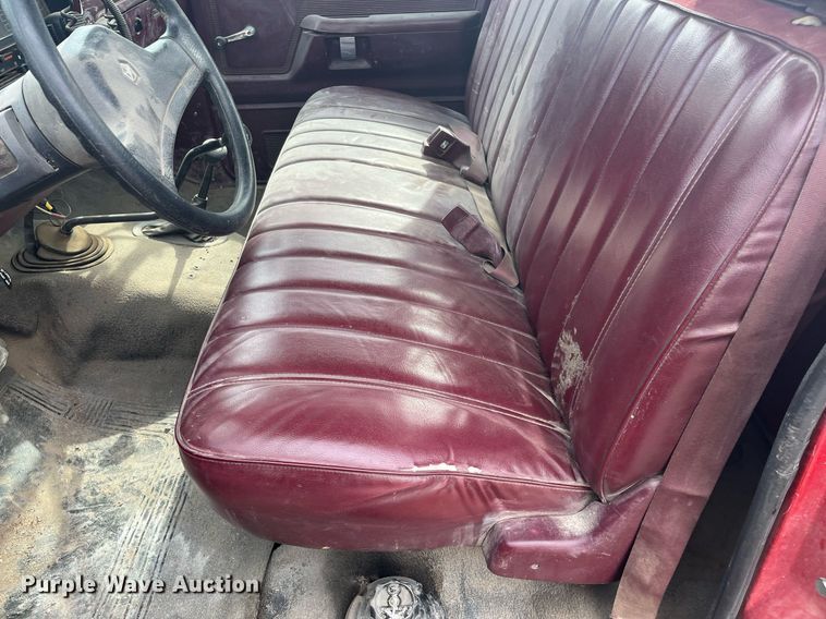 image for item HP9471 1990 Dodge Ram W350  utility bed pickup truck