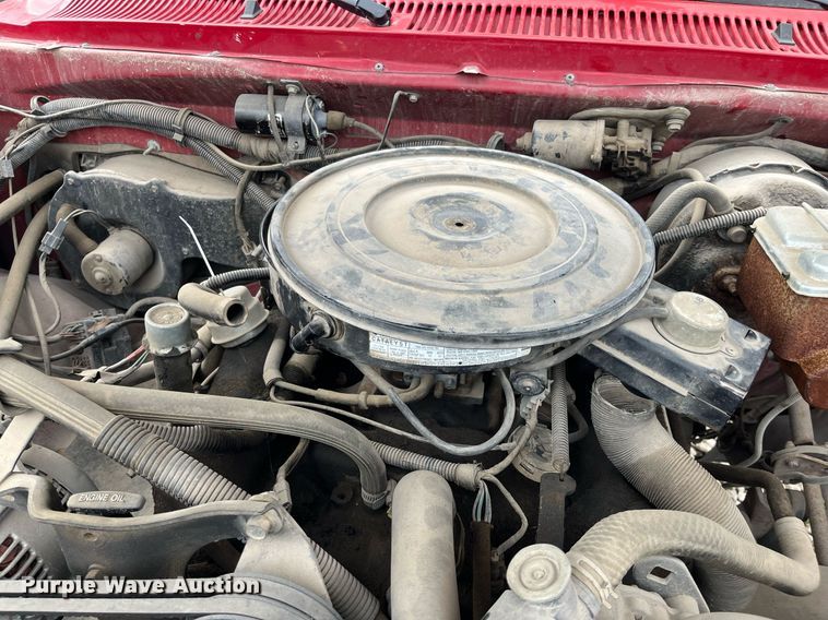 image for item HP9471 1990 Dodge Ram W350  utility bed pickup truck