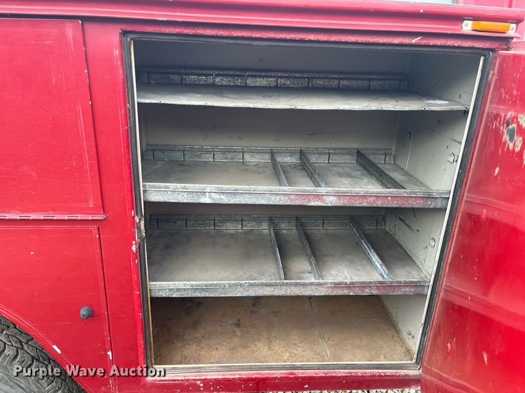 image for item HP9471 1990 Dodge Ram W350  utility bed pickup truck