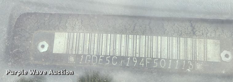 image for item JB9564 2004 GMC C5500  dump flatbed truck