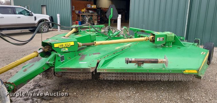 image for item JG9398 John Deere CX15  batwing rotary mower