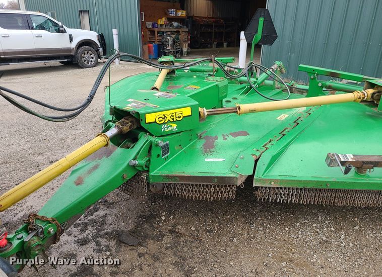 image for item JG9398 John Deere CX15  batwing rotary mower