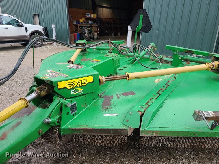 image for item JG9398 John Deere CX15  batwing rotary mower