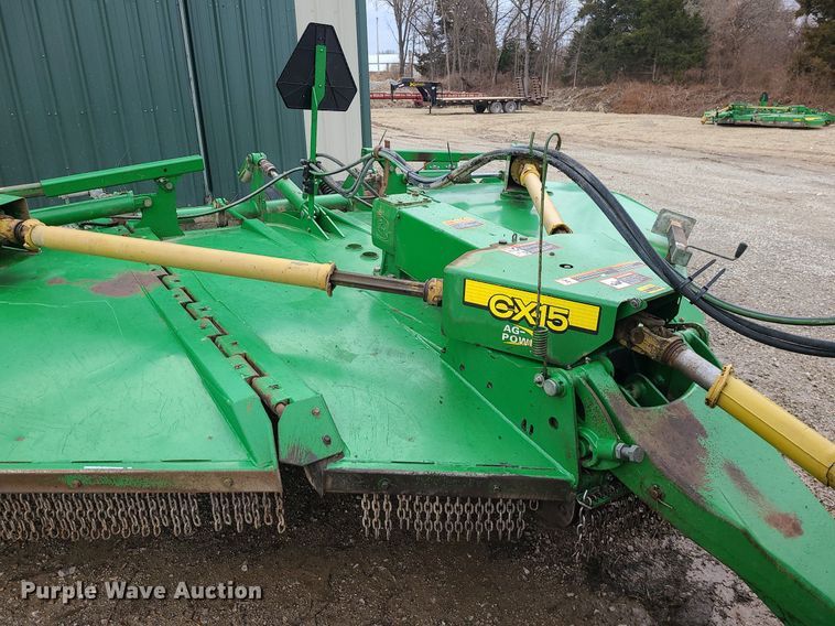 image for item JG9398 John Deere CX15  batwing rotary mower